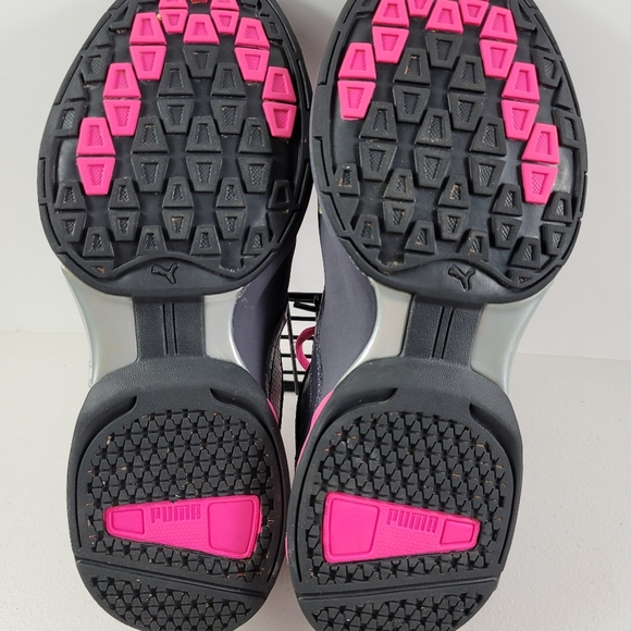 Puma Women'sGray PINK black Sneakers Running - Picture 8 of 11